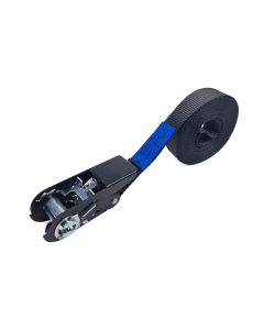 Spanband eindloos 25 mm, 6 meter, zwart, zwarte hobbyratel