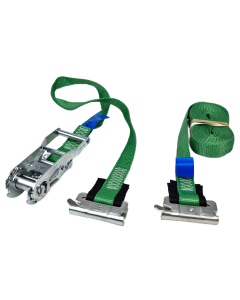 Spanbandset 25 mm, met sleufgatfittingen 1826, standaardratel 909