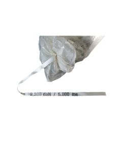 Lashingband in zak, 32 mm wit, 2300 daN, zak a 250 meter