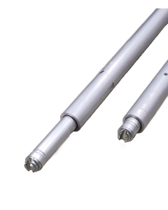 Telescoopstang 2.05 - 2.45 meter, combiplug 19/24 mm, Ø 42 mm, aluminium, verstelbaar, 350 daN