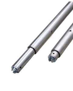 Telescoopstang 2.24 - 2.52 meter, combiplug 19/24 mm, Ø 42 mm, verzinkt staal, verstelbaar,450 daN