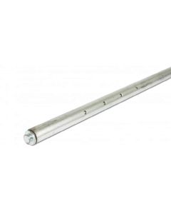Telescoopstang 2.21 - 2.59 meter, 24 mm plug, Ø 42 mm, verzinkt staal, verstelbaar, 450 daN