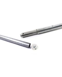 Telescoopstang, verzinkt staal, Ø 42 mm, 19 mm pluggen