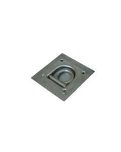 Vloeranker met ring + onderplaat, schroefbaar, 1600 daN