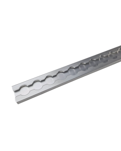 Vliegtuigrail in- en opbouw, rechthoekig, 34 x 9.6 mm