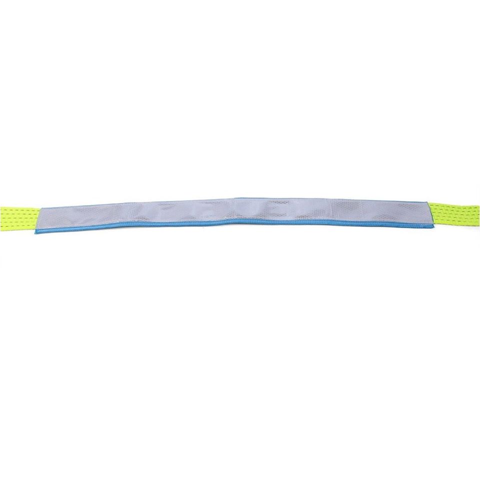 Witte, reflecterende hoes voor 50 mm spanband, 750 mm