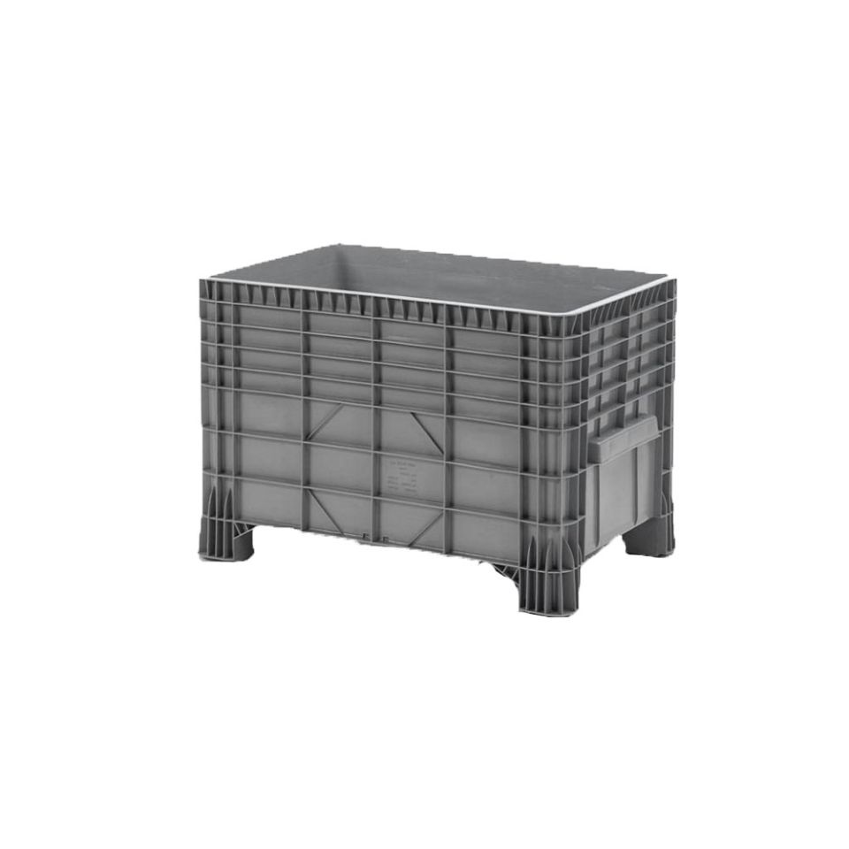Groot volume bak (550L), 1200 x 800 x 800 mm, 4 poten (excl. deksel)