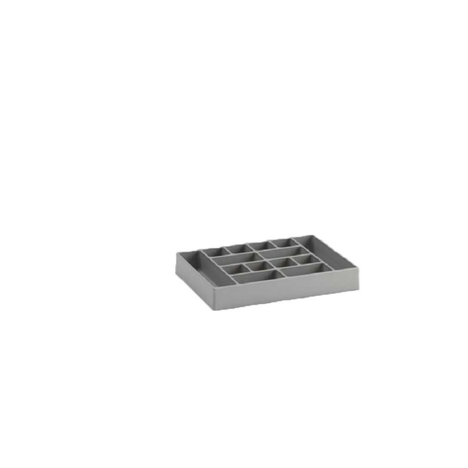 Kunststof vakverdelingsset 14-vaks voor koffer 400 x 300 mm