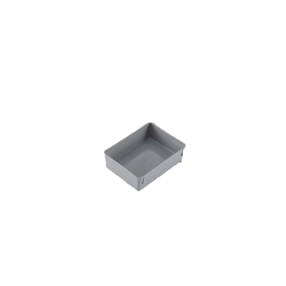 Kunststof inzetbak  174 x 128 x 50 mm (1/4 voor 40 x 30 cm koffer)