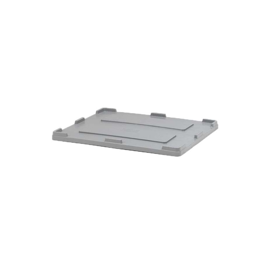 Oplegdeksel palletbox/palletbak, 1200 x 1000 mm, grijs (Capp Plast)
