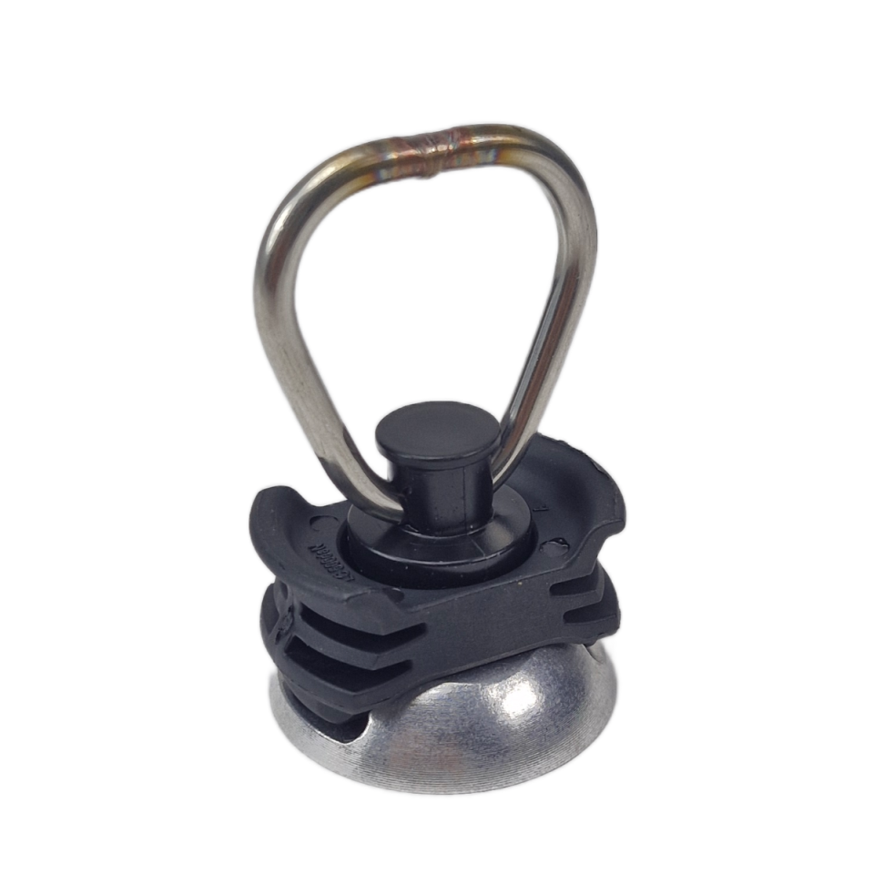 Aluminium sjorplaatje met single studfitting