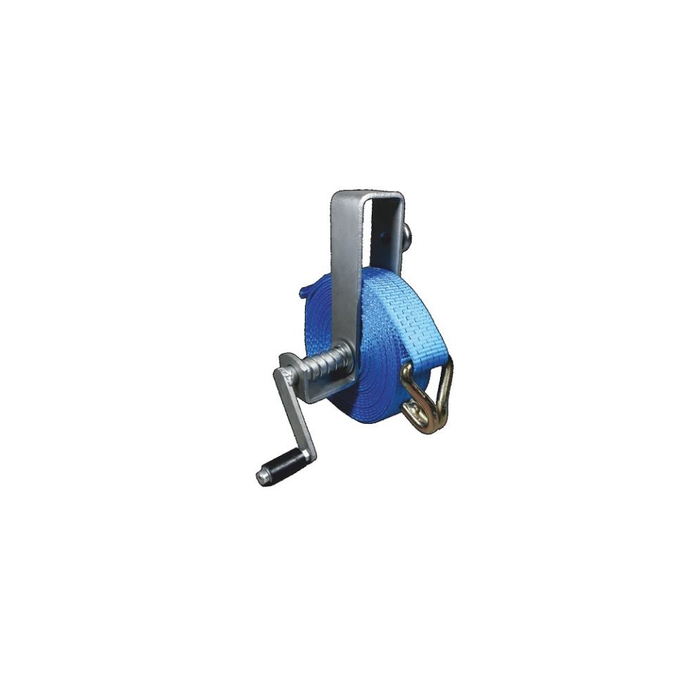 Stalen 50 mm spanbandoproller met 2 magneten
