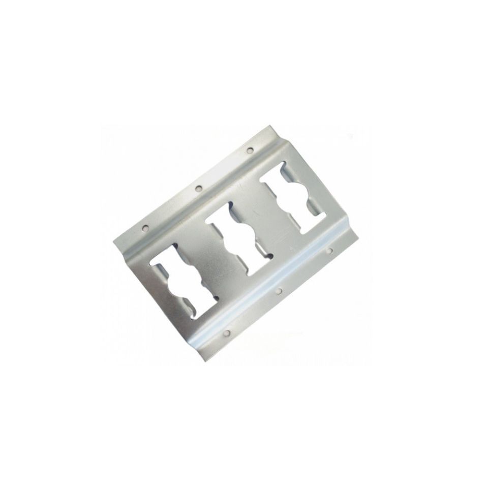 Combirail 3009, verzinkt staal mat, opbouw wandmontage, 1.2 meter