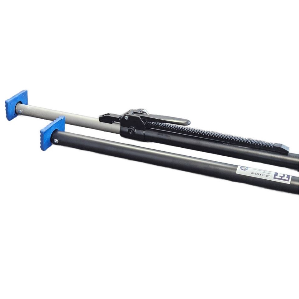 Cargokeeper staal, zwart, Ø 38 mm, met veer (150 daN), bereik 1.50 m - 1.88 m