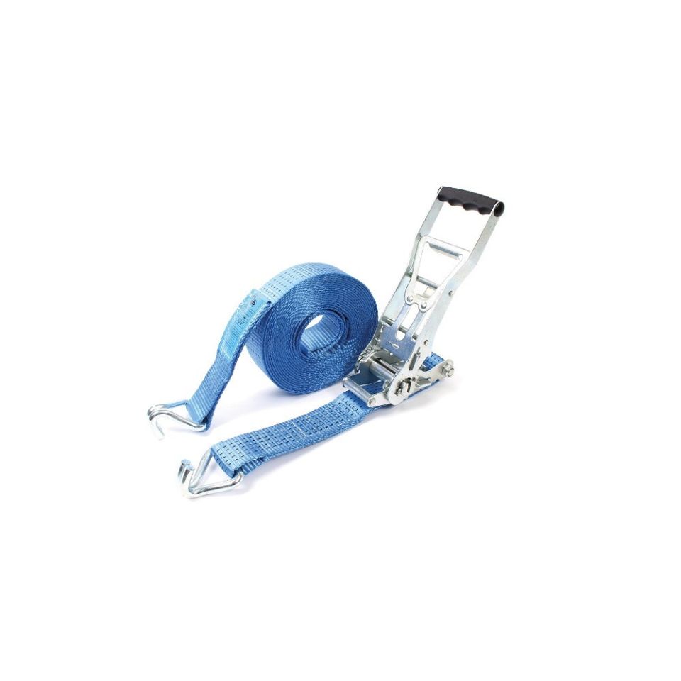 Spanbandset 50 mm, 9 meter, blauw, ERGO ratel, 5T