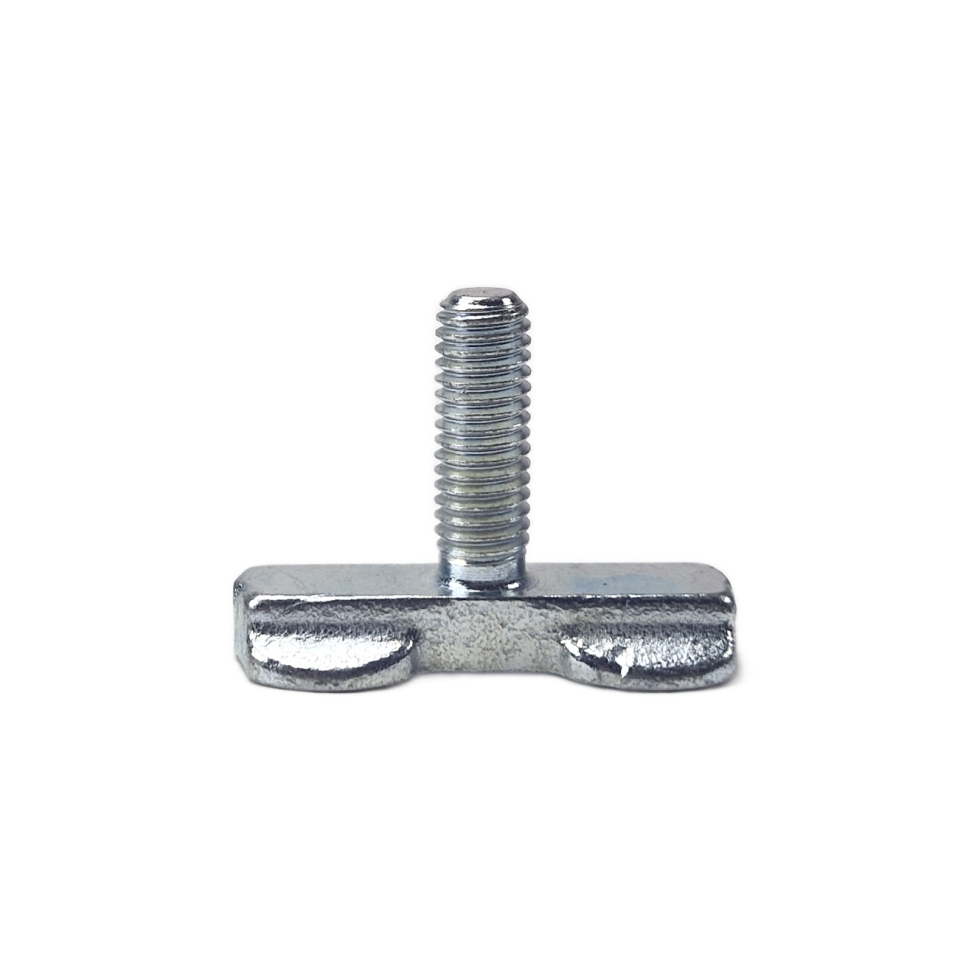 Maattekening vliegtuigrail-fitting met M8 schroefdraad, lengte 23,6 mm en fittingbreedte 40 mm