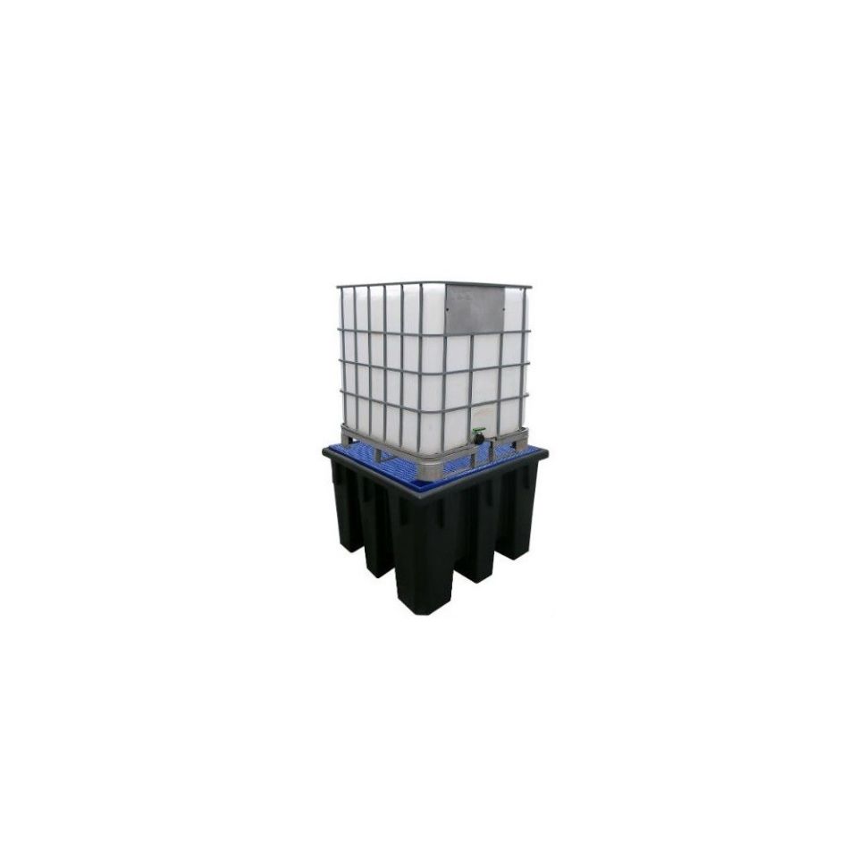 Lekbak  (1100L,) 1380 x 1280 x 1000 mm voor IBC
