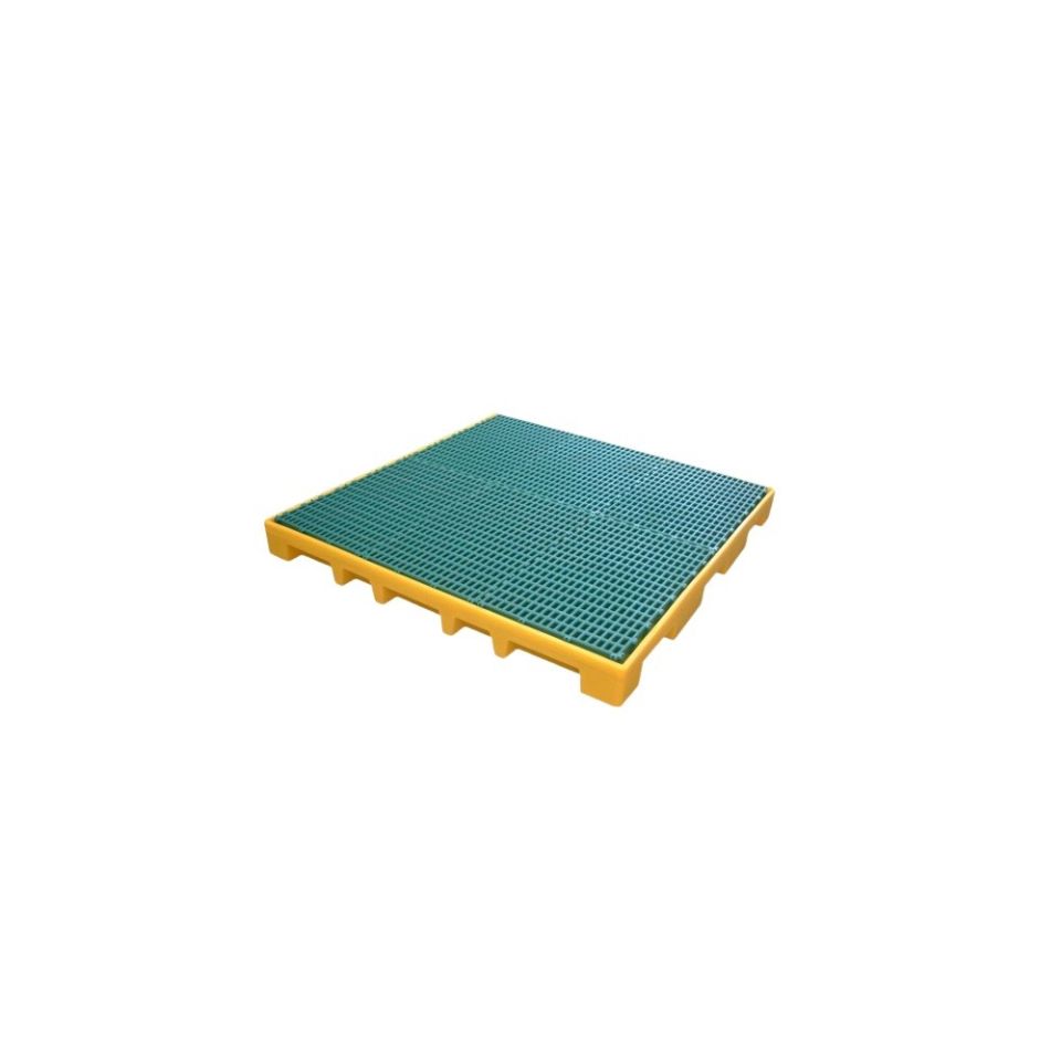 Lekbak (120L), 1245x1245x115 mm, geel