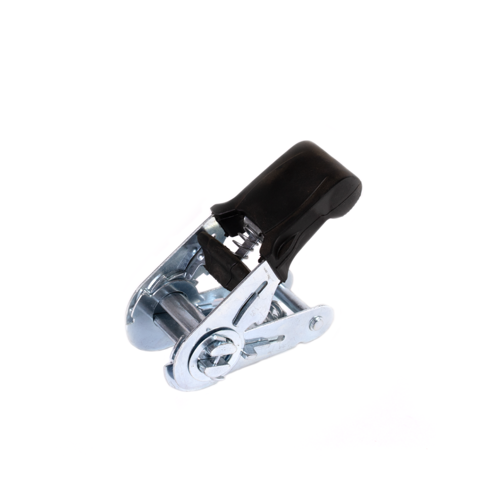 Ratelgesp HQ 25 mm met zwarte handgreep, 800 kg