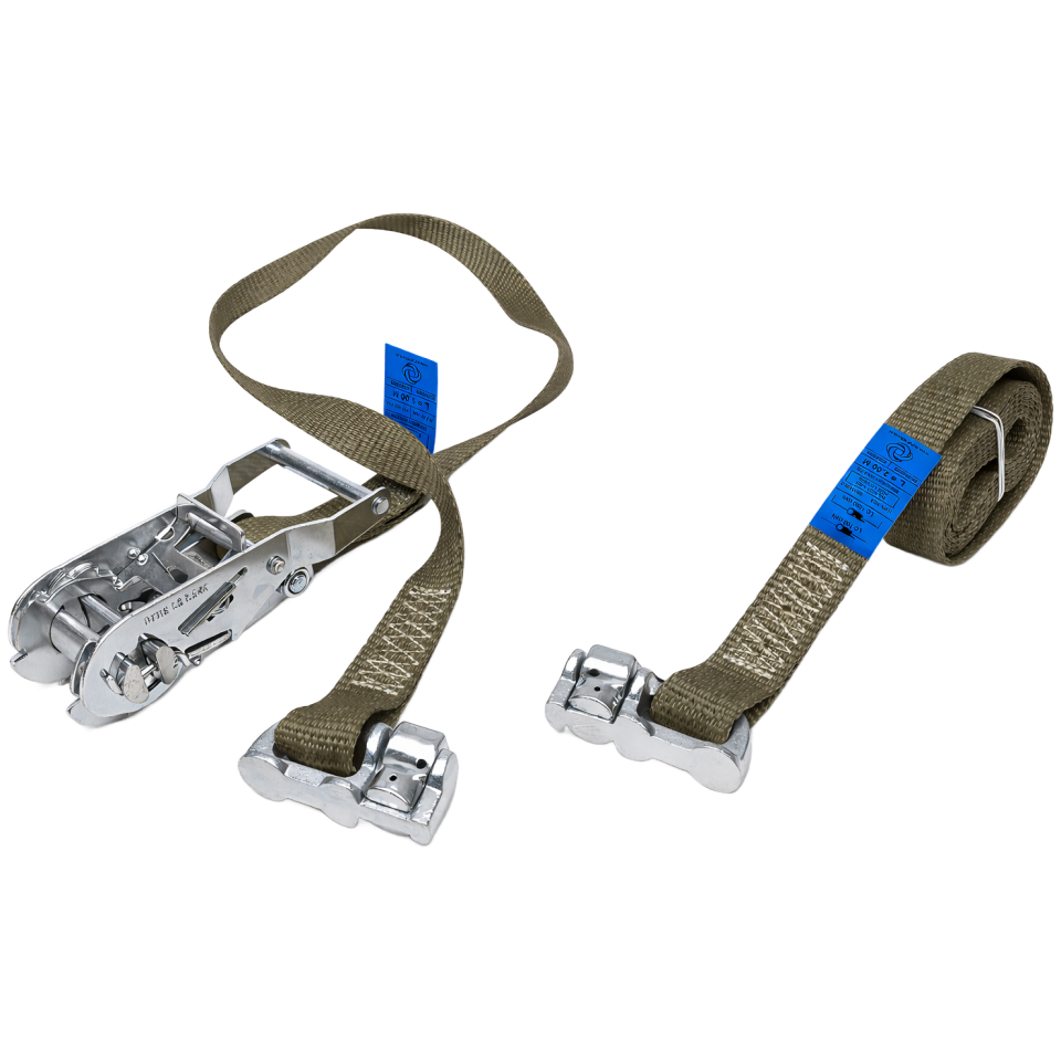 Spanbandset 25 mm met double studfittingen 5013 en standaardratel 909