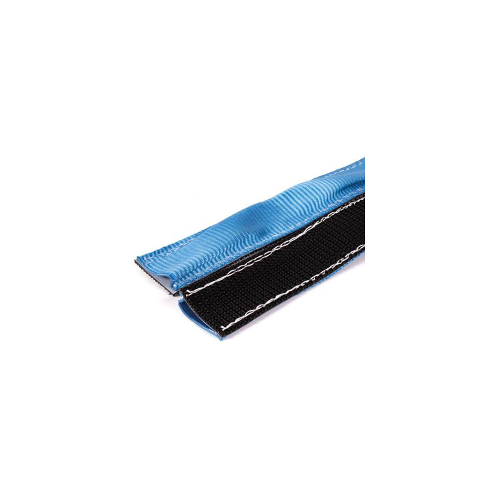 Blauwe griphoes voor 35 mm spanband met zwarte antisliplaag