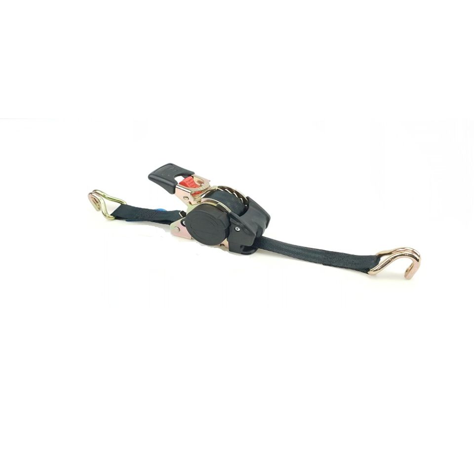 Spanband zelfoprollend 25 mm, 3 meter, haken (voorraad)